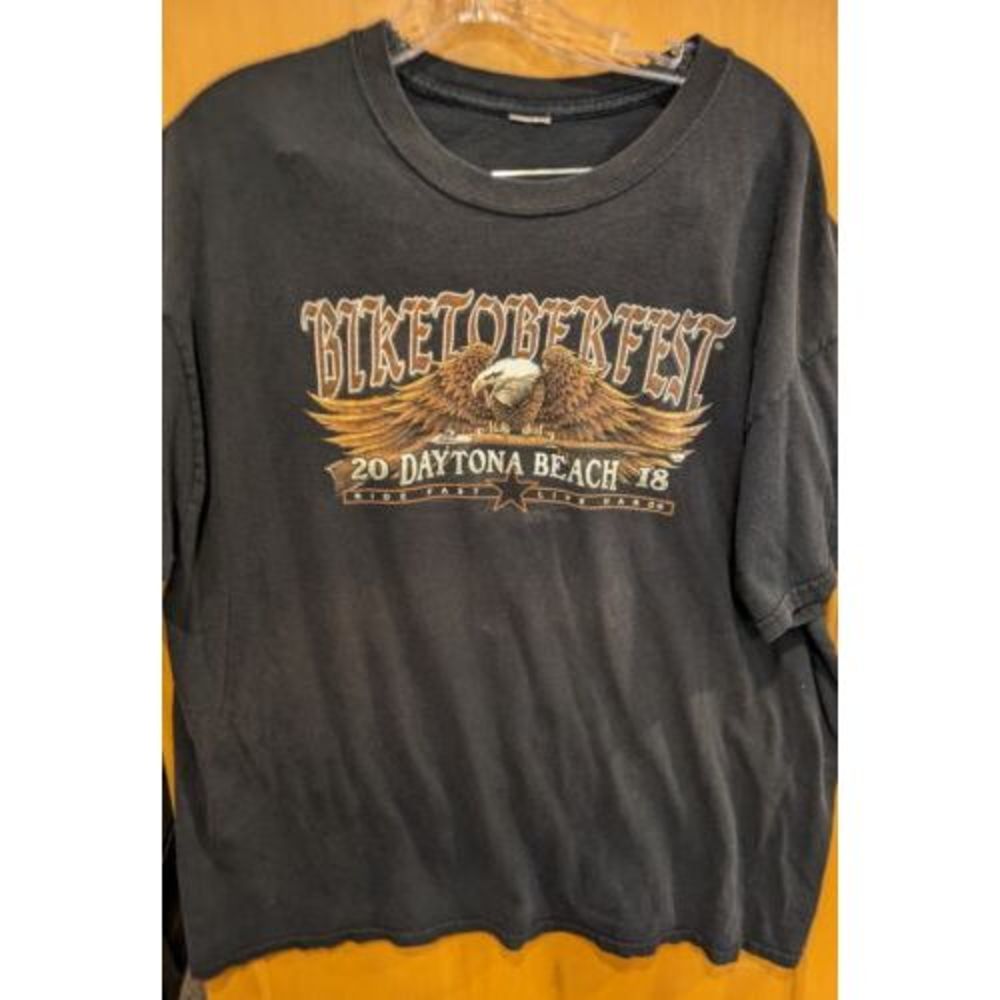 Biktoberfest 2018 Daytona Beach Fl Black medium-Large Men's Shirt